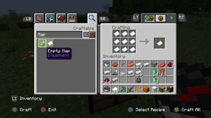 How do i make a map in minecraft