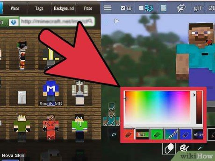 How do i make my own minecraft skin