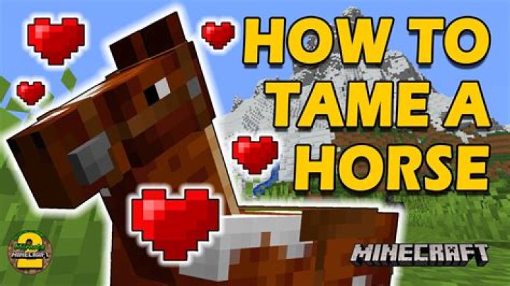 How do i tame a horse in minecraft