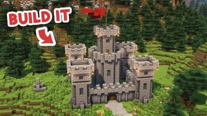 How do you build a castle in minecraft