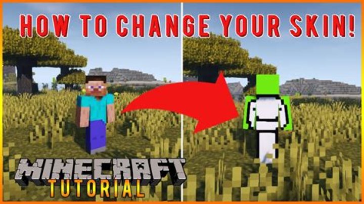 How do you change your skin in minecraft