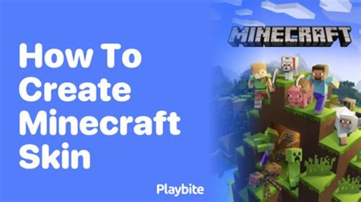 How do you create your own minecraft skin