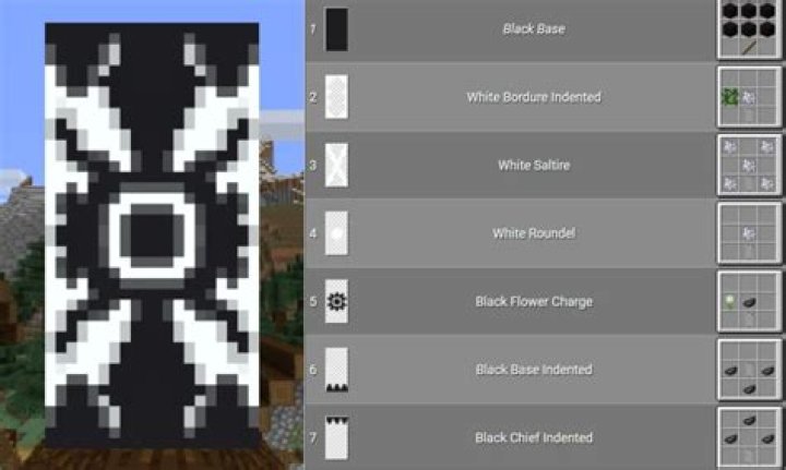 How do you design a banner in minecraft