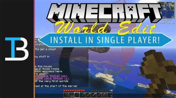 How do you do world edit in minecraft