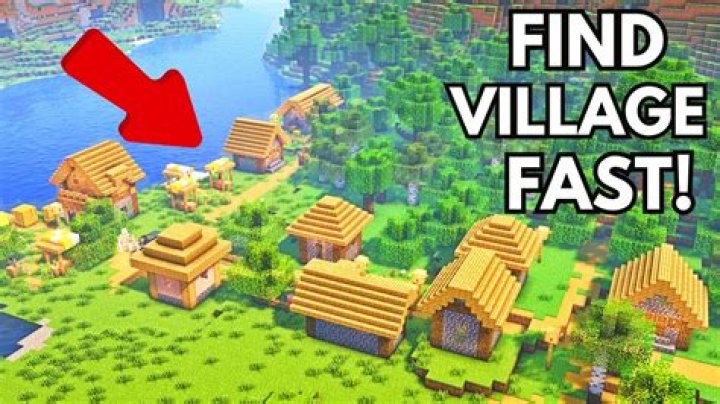 How do you find a village in minecraft