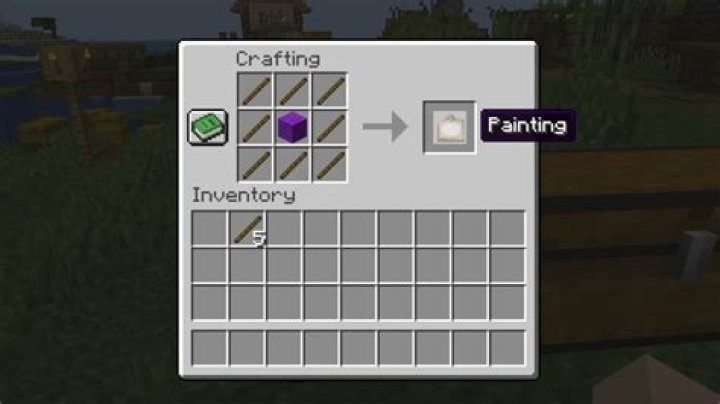 How do you make a picture in minecraft