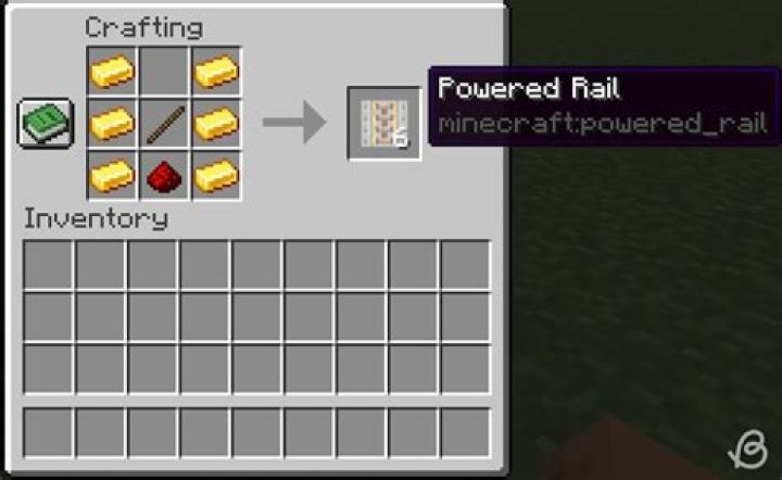 How do you make a rail in minecraft
