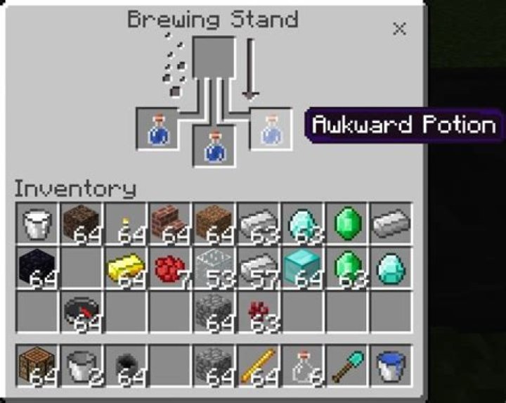 How do you make awkward potion in minecraft