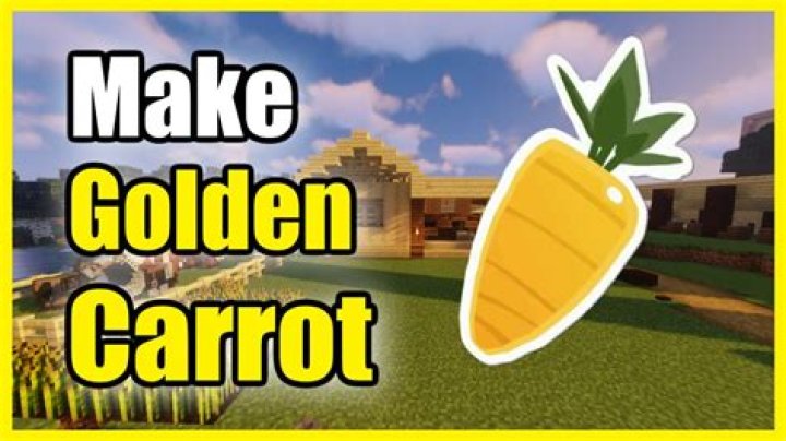 How do you make golden carrots in minecraft