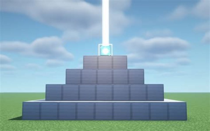 How do you power a beacon in minecraft