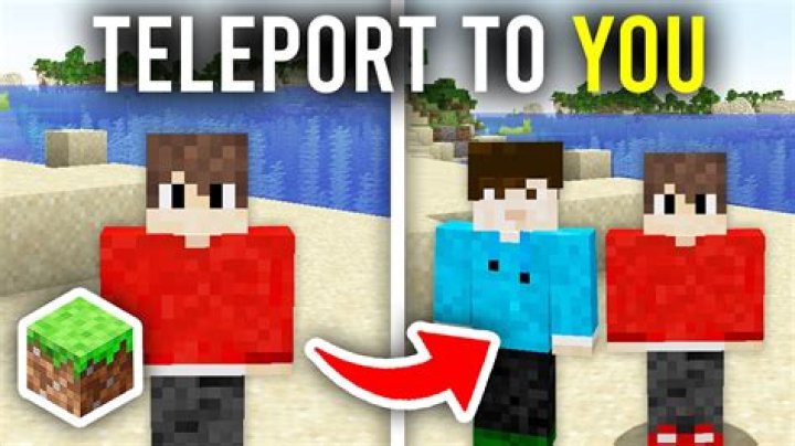 How do you teleport to someone in minecraft