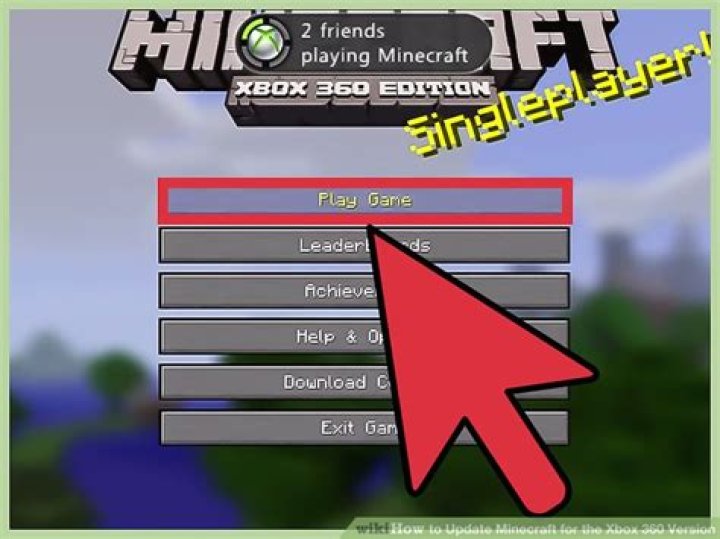 How do you update minecraft xbox 360 edition