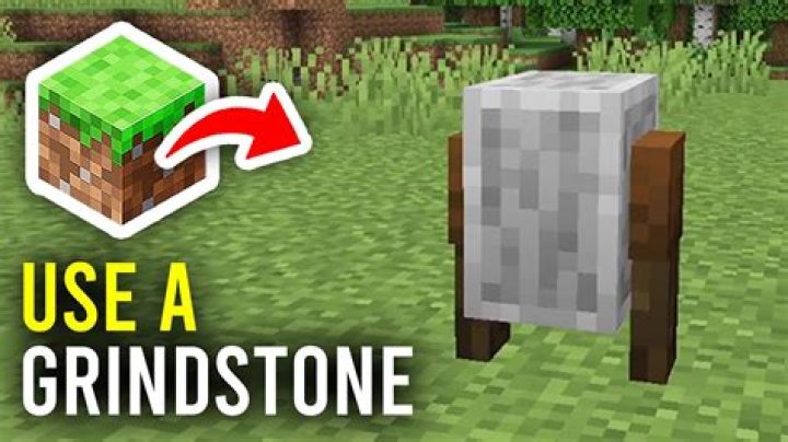 How do you use a grindstone in minecraft