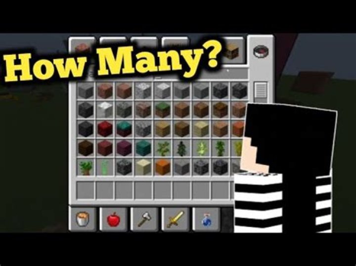 How many items are there in minecraft 2021