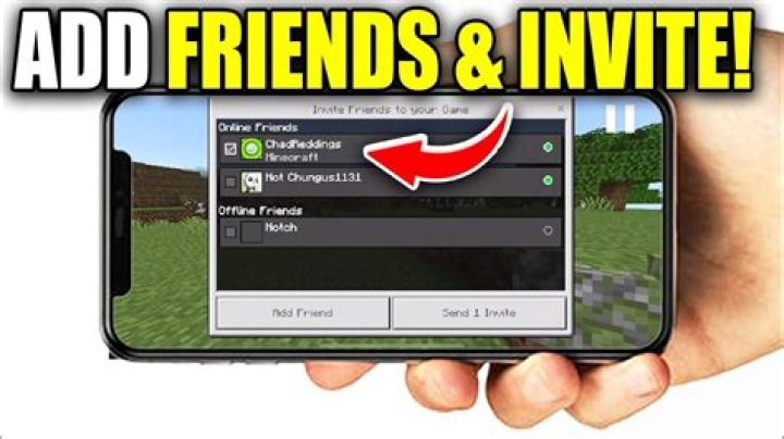 How to add a friend on minecraft mobile