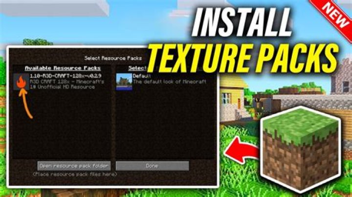 How to add a texture pack to minecraft