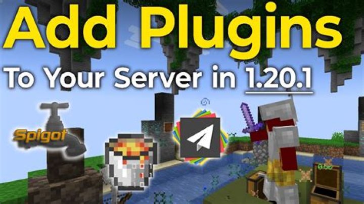How to add plugins to a minecraft server