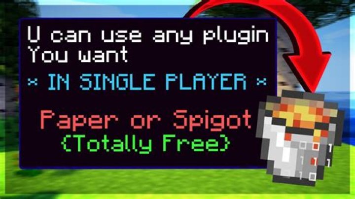How to add plugins to minecraft single player