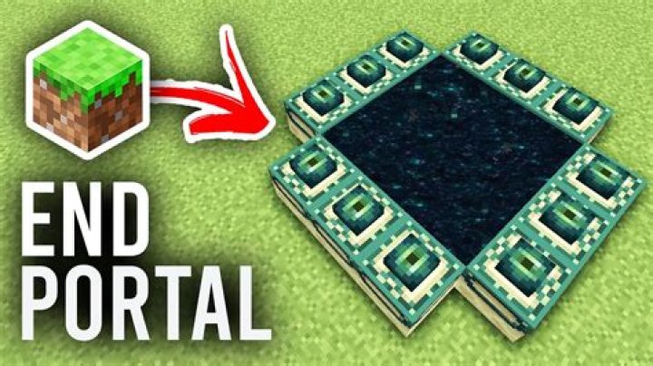 How to build a ender portal in minecraft