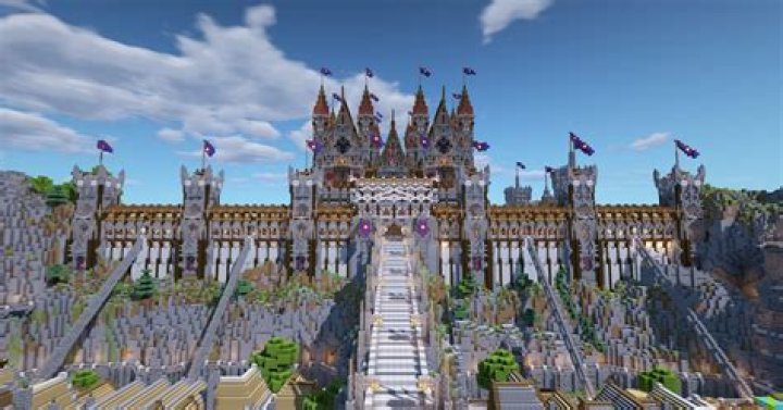 How to build a giant castle in minecraft