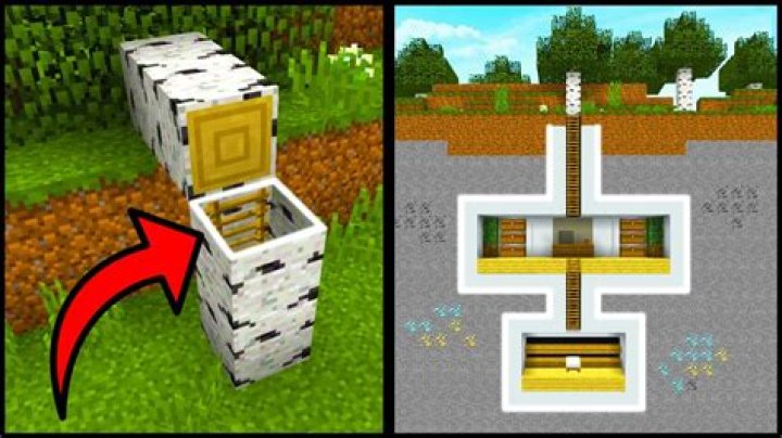 How to build a secret hideout in minecraft