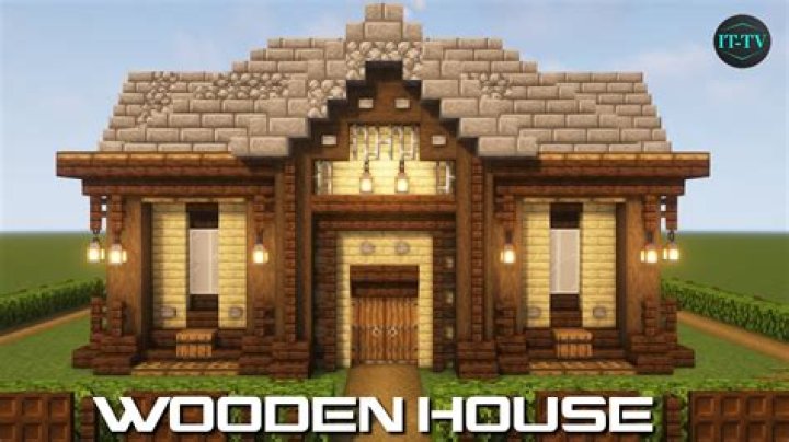 How to build a wooden house in minecraft