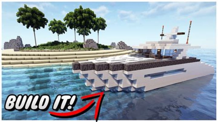 How to build a yacht in minecraft pe