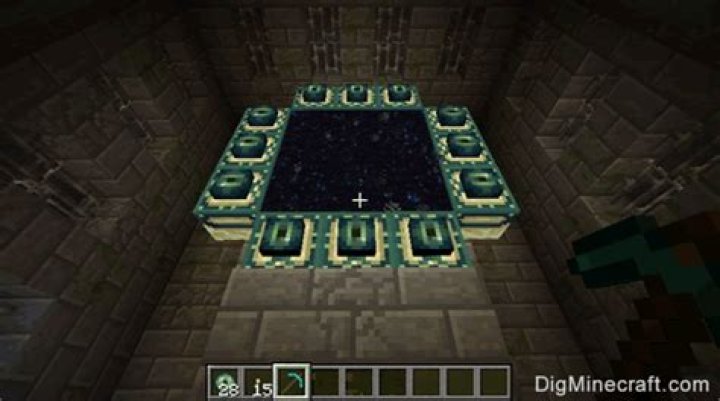 How to build an ender portal on minecraft