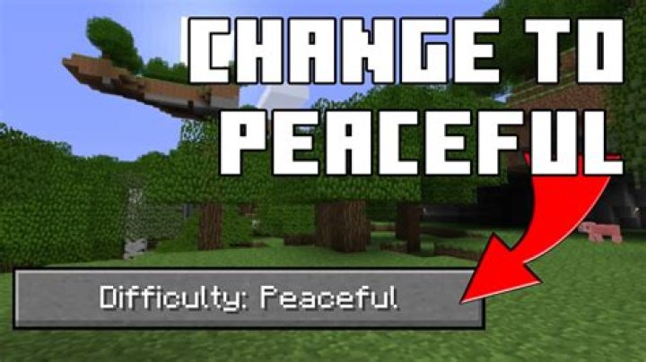 How to change gamemode to peaceful in minecraft