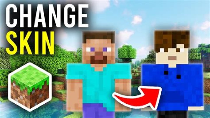 How to change my skin in minecraft java