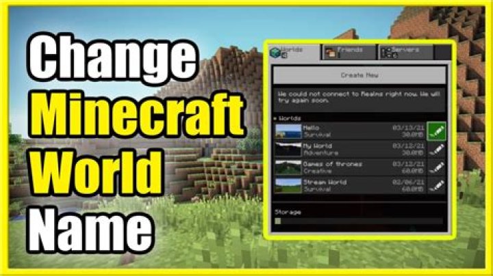How to change world type on minecraft server