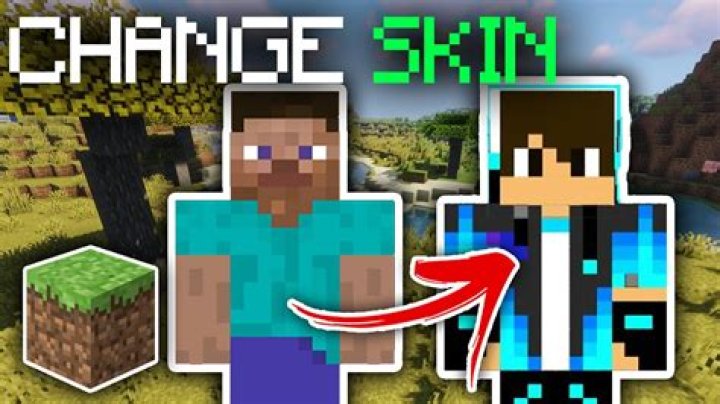How to change your skin in minecraft pc