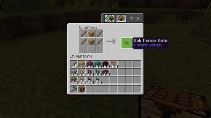 How to craft a fence in minecraft 1.7.10