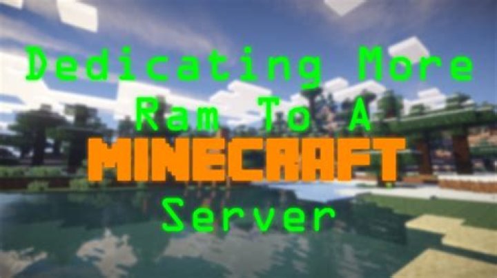 How to dedicate more ram to a minecraft
