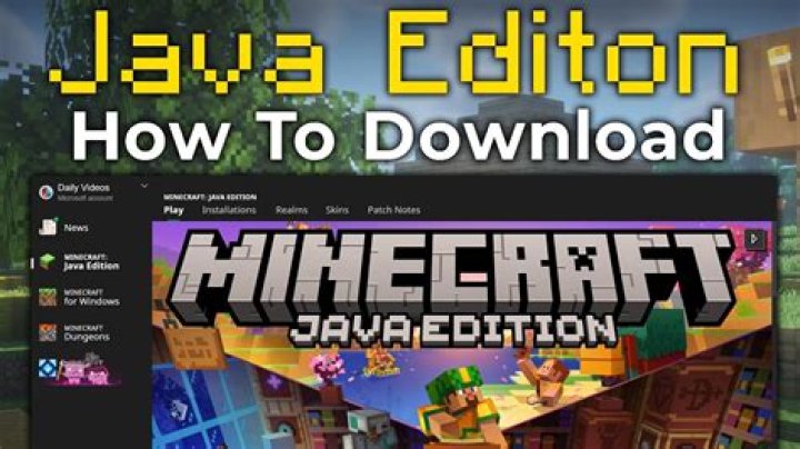 How to download minecraft java edition for free