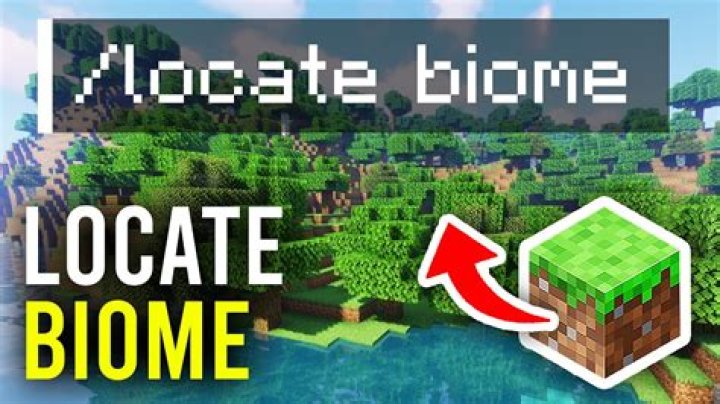 How to find a certain biome in minecraft