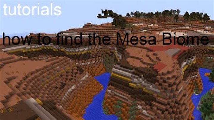 How to find the mesa biome in minecraft