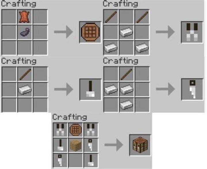 How to get 3×3 crafting grid on minecraft