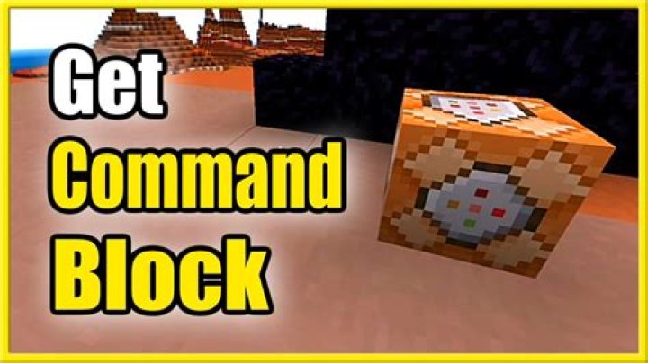 How to get command block in minecraft bedrock
