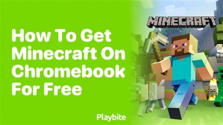 How to get minecraft on chromebook for free