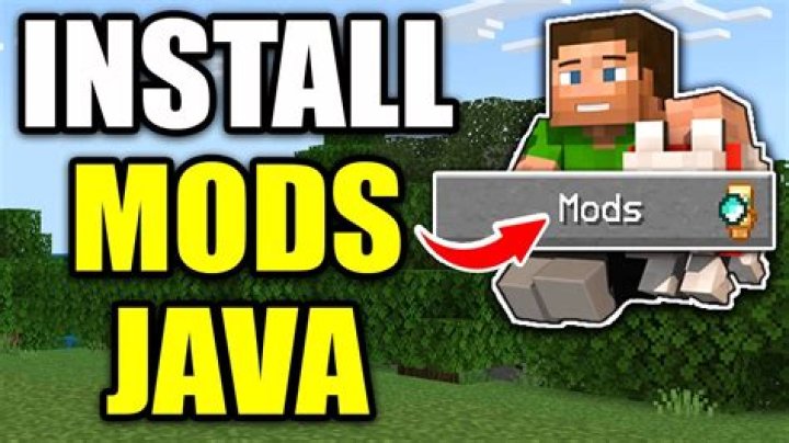 How to get mods on minecraft java edition
