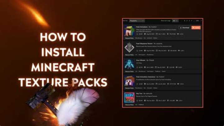 How to get texture packs for minecraft pc