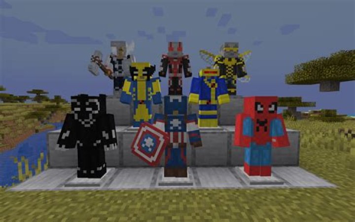 How to get the superhero mod on minecraft
