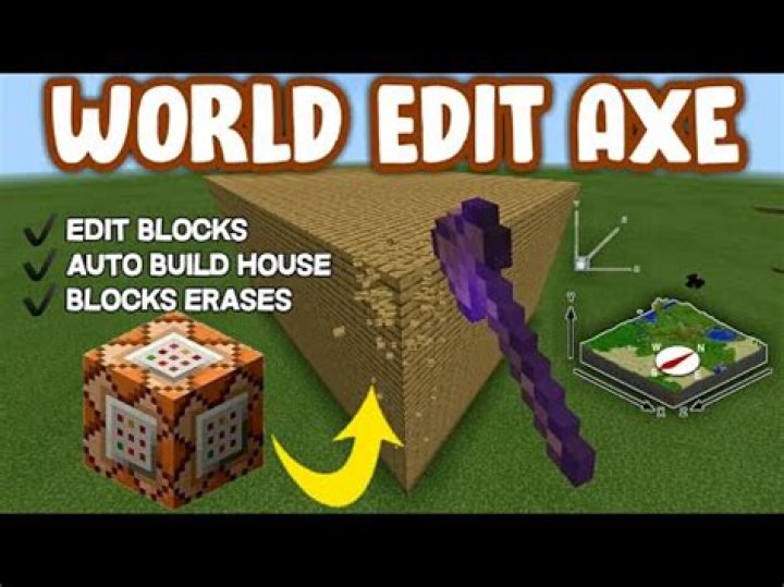 How to get world edit axe in minecraft