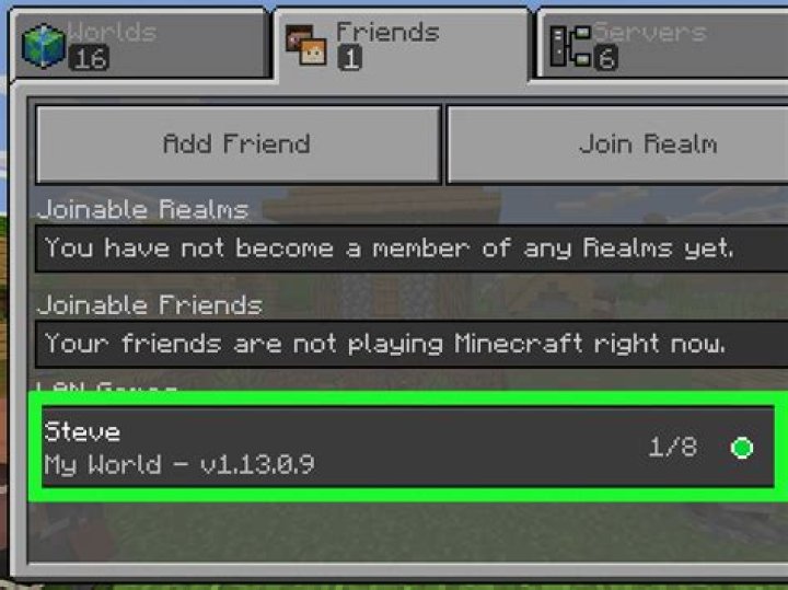 How to go on servers in minecraft pe