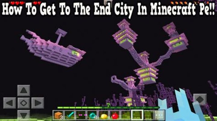 How to go to the end minecraft pe