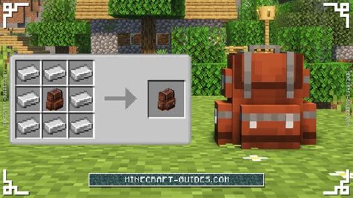 How to make a backpack in minecraft pc