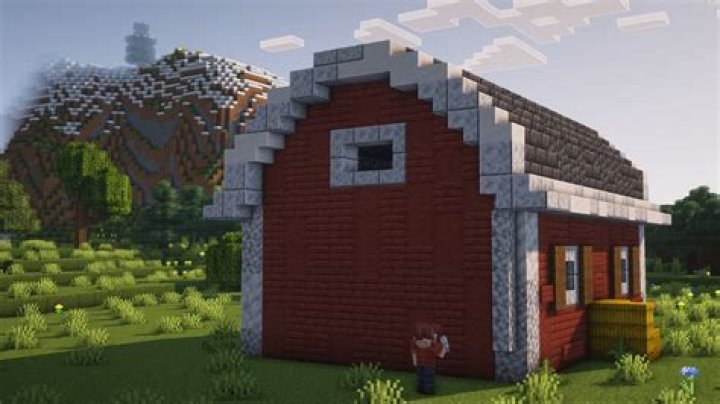 How to make a barn in minecraft pe
