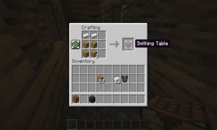 How to make a blacksmith table in minecraft