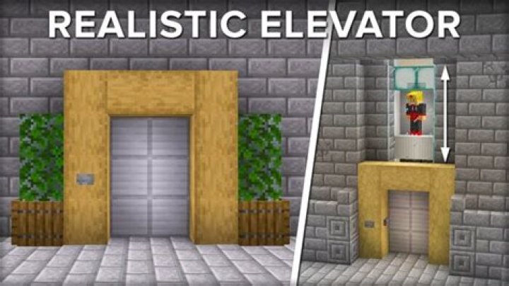 How to make a elevator in minecraft pc